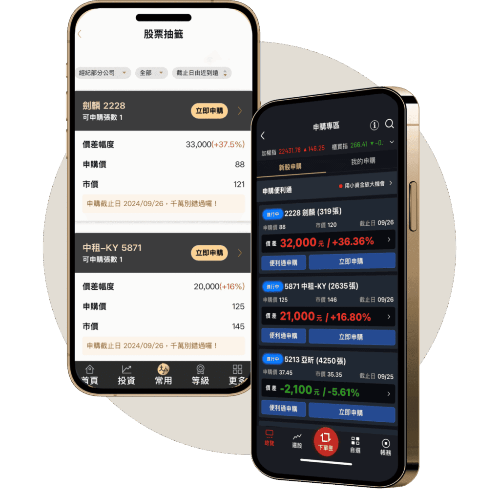 永豐大戶投介面