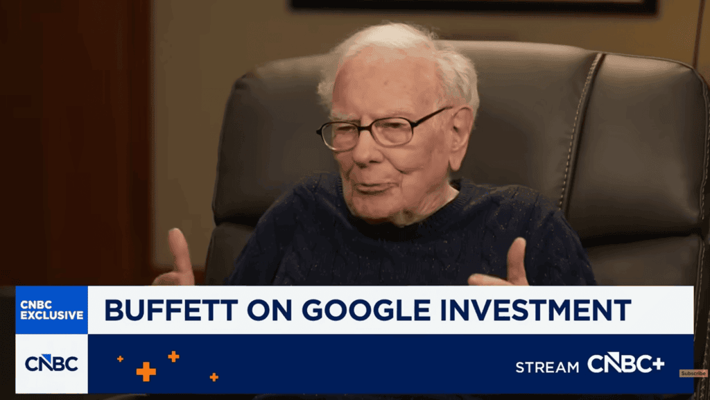 巴菲特說明 Google 投資是他發起的